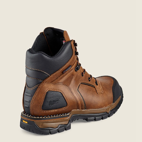 Botas de Seguridad Red Wing Hombre Marrom/Negros - Flexforce® - 6-Inch Waterproof Toe - 450-YCARTN